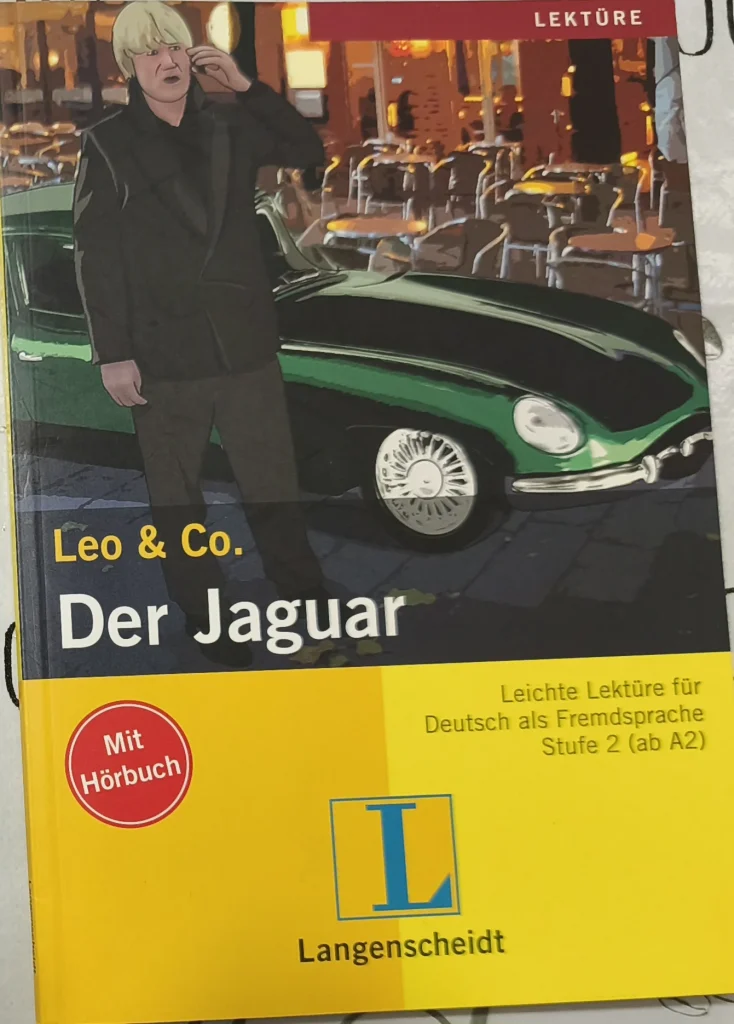 Libro de lectura nivel A2 de alemán con audio.